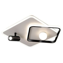 Innfelt Akryl Firkantet Taklampe Spotlight