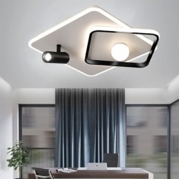 Innfelt Akryl Firkantet Taklampe Spotlight