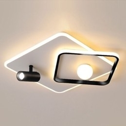 Innfelt Akryl Firkantet Taklampe Spotlight