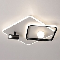 Innfelt Akryl Firkantet Taklampe Spotlight