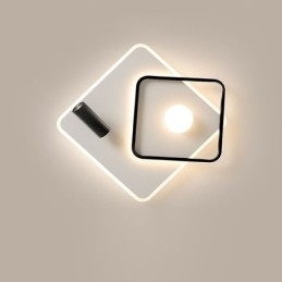 Innfelt Akryl Firkantet Taklampe Spotlight