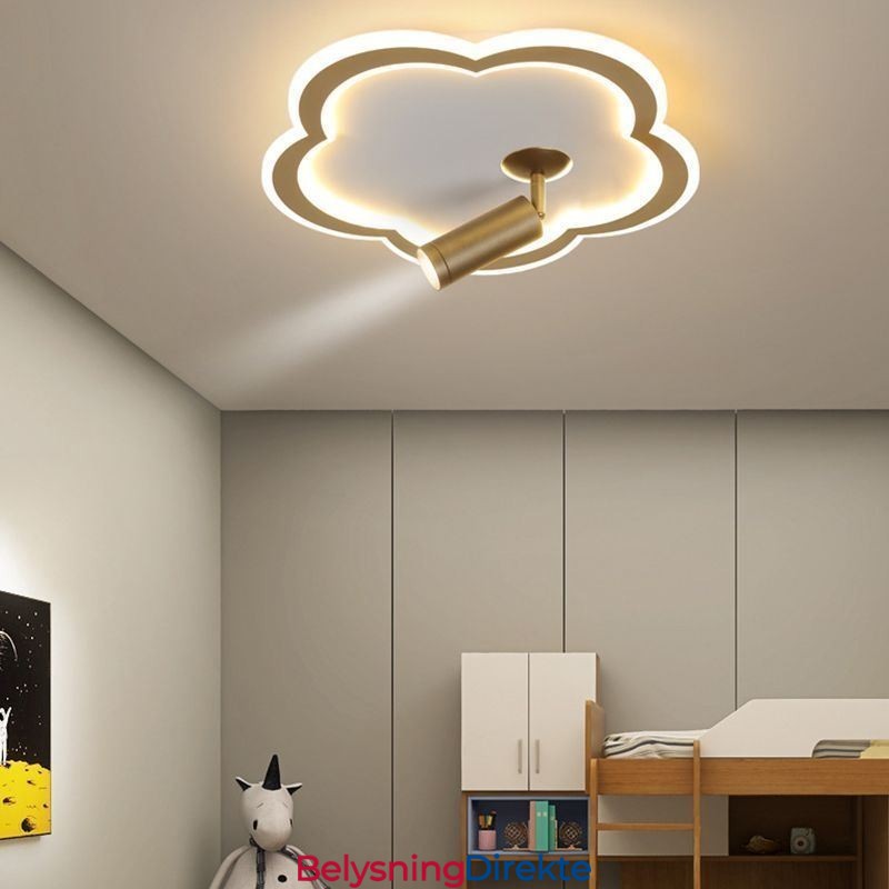 Innfelt Akryl Blomsterformet Taklampe Spotlight