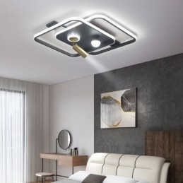 Firkantet, Innfelt Akryl Taklampe Spotlight