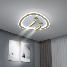 Taklampe I Akryl, Trekantet, Innfelt Spotlight