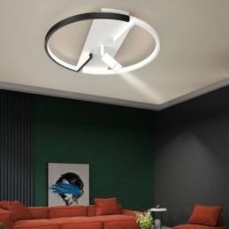 Taklampe I Svart Og Hvit Akrylbelysningsspotlight