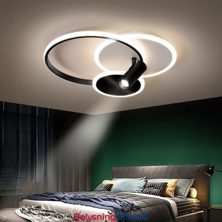 Kreativ Taklampe I Akryl Med Spotlight Og Innfelt Tak