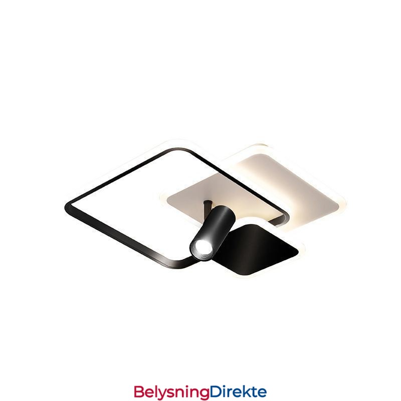 Kreativ Taklampe I Akryl Med Spotlight Og Innfelt Tak