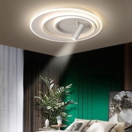 Kreativ Taklampe I Akryl Med Spotlight Og Innfelt Montering