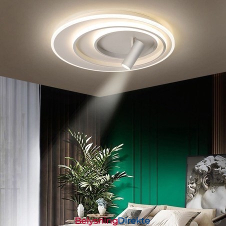 Kreativ Taklampe I Akryl Med Spotlight Og Innfelt Montering