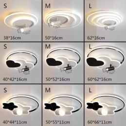 Kreativ Taklampe I Akryl Med Spotlight Og Innfelt Montering