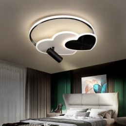 Kreativ Taklampe I Akryl Med Spotlight Og Innfelt Montering