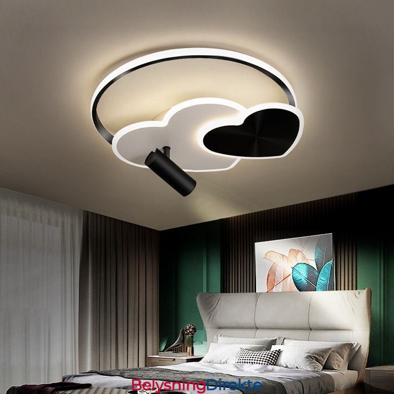 Kreativ Taklampe I Akryl Med Spotlight Og Innfelt Montering