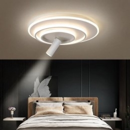 Kreativ Taklampe I Akryl Med Spotlight Og Innfelt Montering