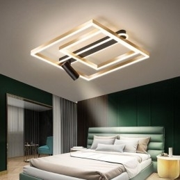 Minimalistisk Akryl Taklampe I Innfelt Form