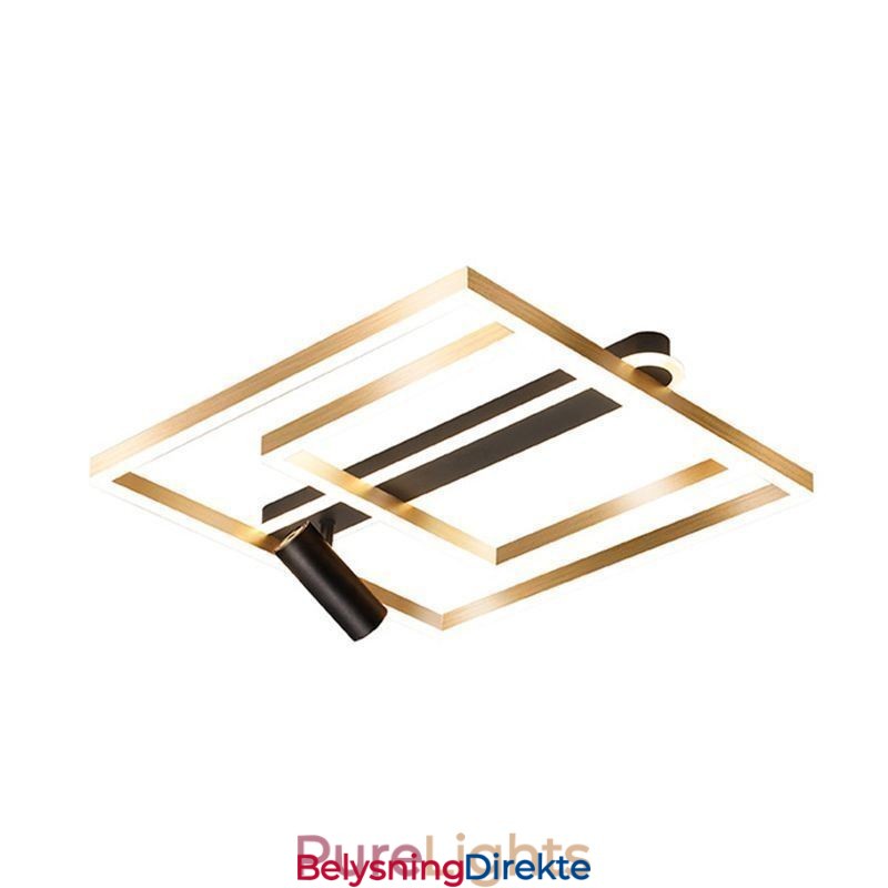 Minimalistisk Akryl Taklampe I Innfelt Form