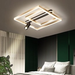 Minimalistisk Akryl Taklampe I Innfelt Form