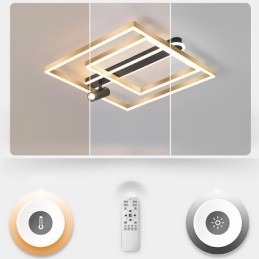 Minimalistisk Akryl Taklampe I Innfelt Form