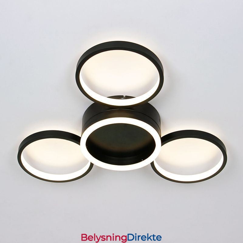4-Rings Innfelt Taklampe