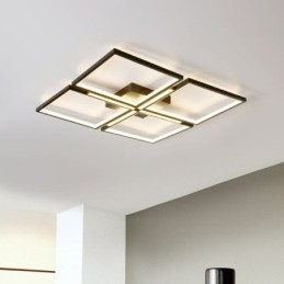 Firkantet, Innfelt Taklampe I Akryl, Dekorativ Lampe