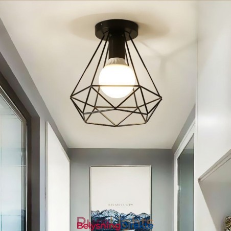 Diamantformet Innfelt Taklampe