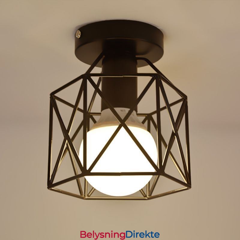 Metallbur Innfelt Taklampe