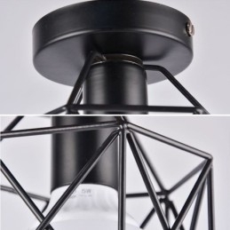 Metallbur Innfelt Taklampe