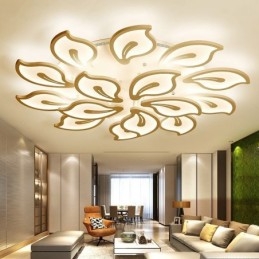 Kreativ Taklampe Med Petal-Motiv