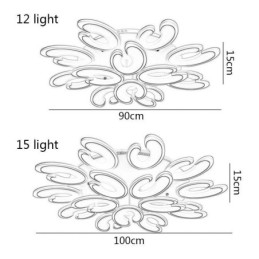 Kronbladformet Innfelt Taklampe