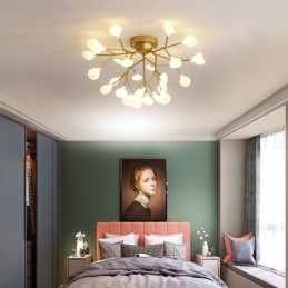 Nordisk Minimalistisk Innfelt Taklampe Dekorativ Lampe