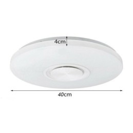 Innfelt Dekorativ Lampe Med Fjernkontroll Og Appkontroll Bluetooth-Høyttalerlampe