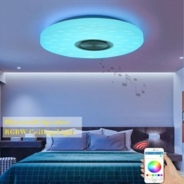 Innfelt Dekorativ Lampe Med Fjernkontroll Og Appkontroll Bluetooth-Høyttalerlampe