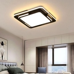 Moderne, Enkel, Innfelt Taklampe, Firkantet Akryllampe