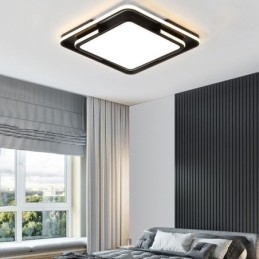 Moderne, Enkel, Innfelt Taklampe, Firkantet Akryllampe