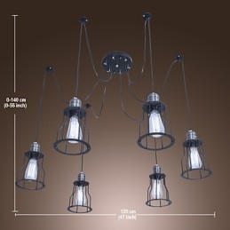 Tradisjonell Klassisk Vintage Mini-Stil Lysekrone Med Maling
