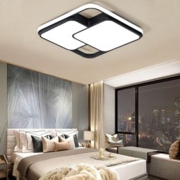Moderne Geometrisk Innfelt Taklampe I Akryl