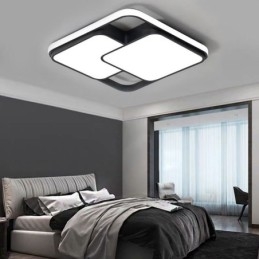 Moderne Geometrisk Innfelt Taklampe I Akryl