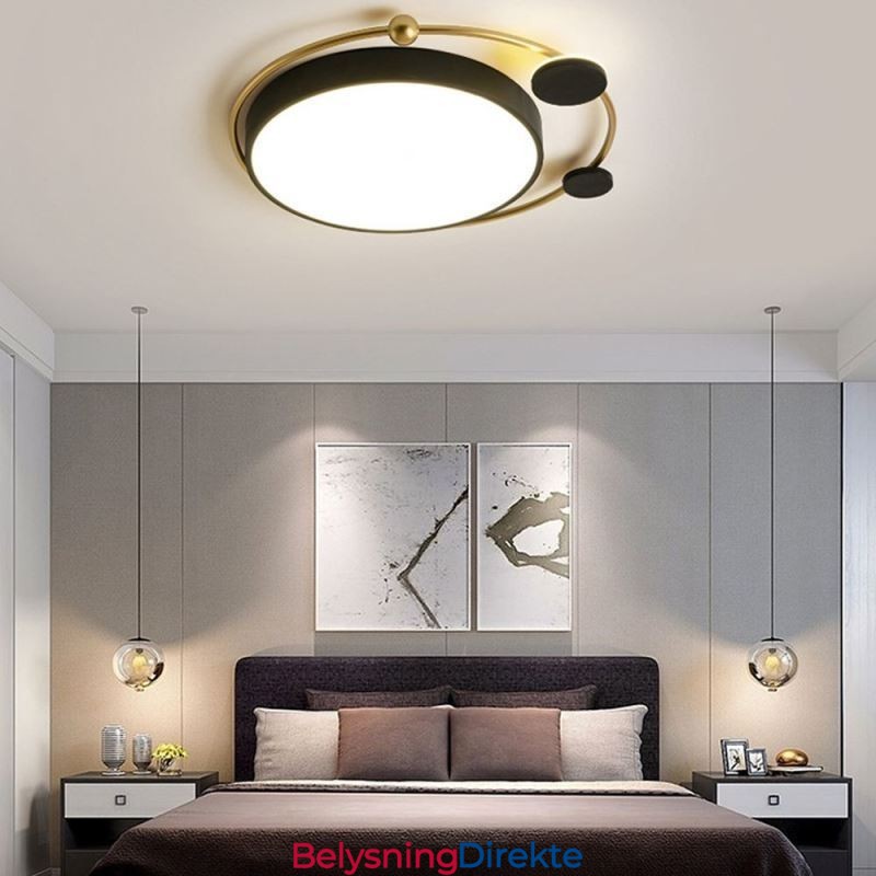 Moderne Innfelt Taklampe Sirkelformet Akryl Taklampe