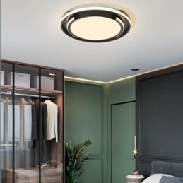 Moderne Minimalistisk Innfelt Taklampe Sirkulær Takarmatur