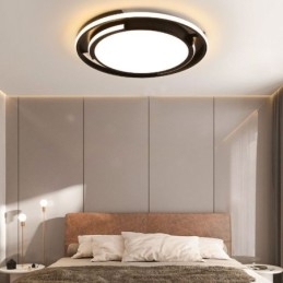 Moderne Minimalistisk Innfelt Taklampe Sirkulær Takarmatur