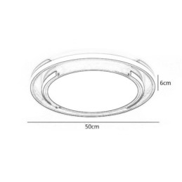 Moderne Minimalistisk Innfelt Taklampe Sirkulær Takarmatur