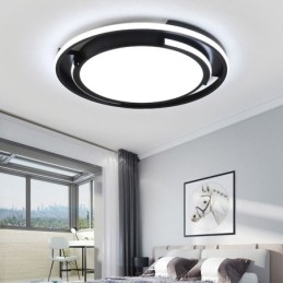 Moderne Minimalistisk Innfelt Taklampe Sirkulær Takarmatur