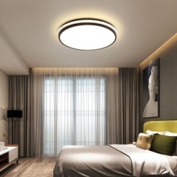 Minimalistisk Sirkulær Innfelt Taklampe Moderne Akrylbelysning