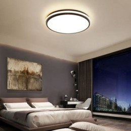 Minimalistisk Sirkulær Innfelt Taklampe Moderne Akrylbelysning