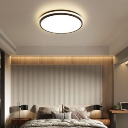 Minimalistisk Sirkulær Innfelt Taklampe Moderne Akrylbelysning