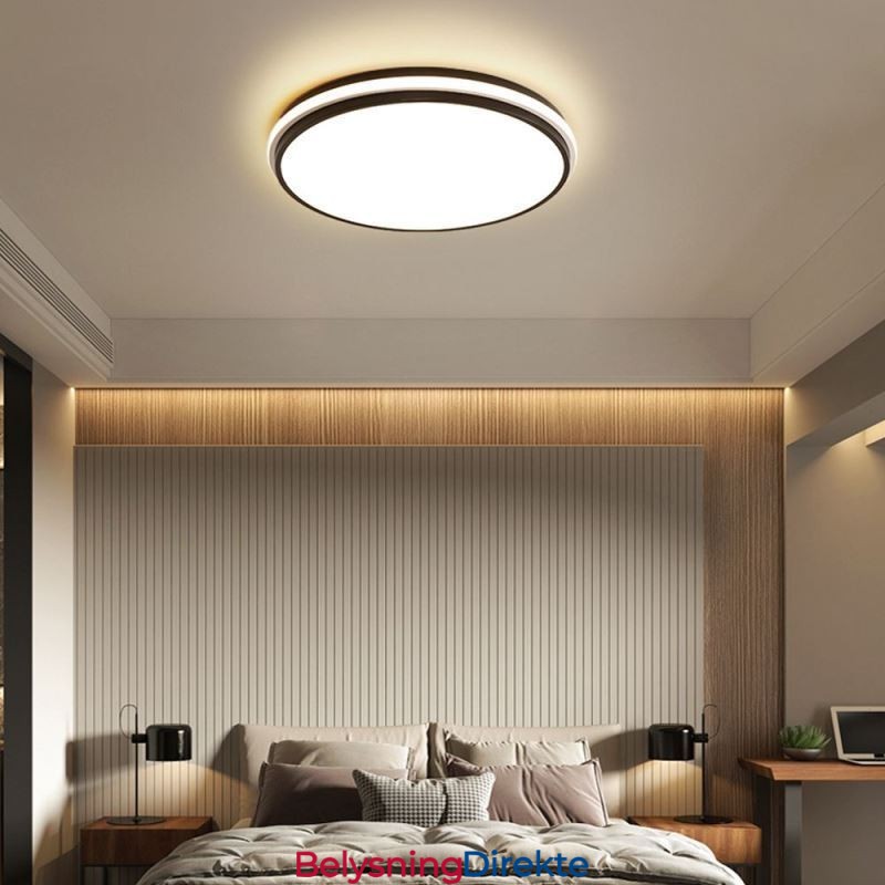 Minimalistisk Sirkulær Innfelt Taklampe Moderne Akrylbelysning