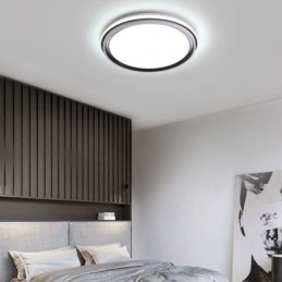 Minimalistisk Sirkulær Innfelt Taklampe Moderne Akrylbelysning