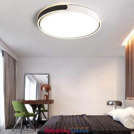Rund Akryl Taklampe Med Innfelt Montering