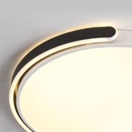 Rund Akryl Taklampe Med Innfelt Montering