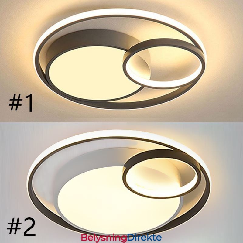 Moderne Sirkulær Innfelt Taklampe