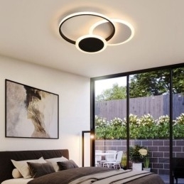 Rund, Innfelt Lampe, Moderne Akryl Taklampe